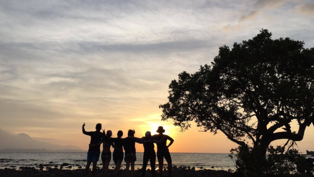 The perfect sunset view in Isla Verde, Batangas City
